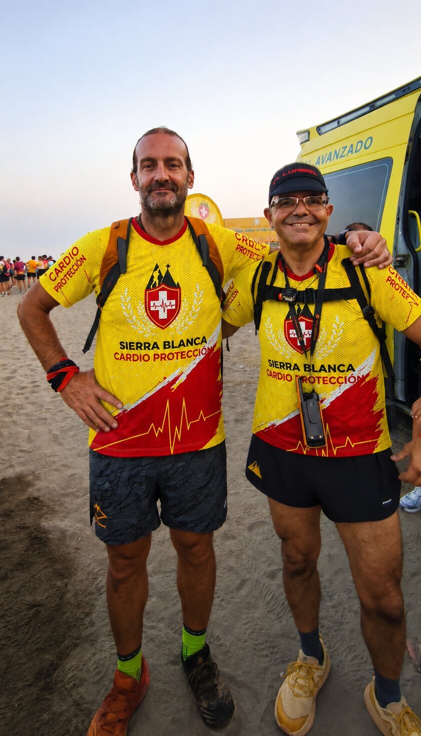 Voluntarios de Sierra Blanca Cardio Protección